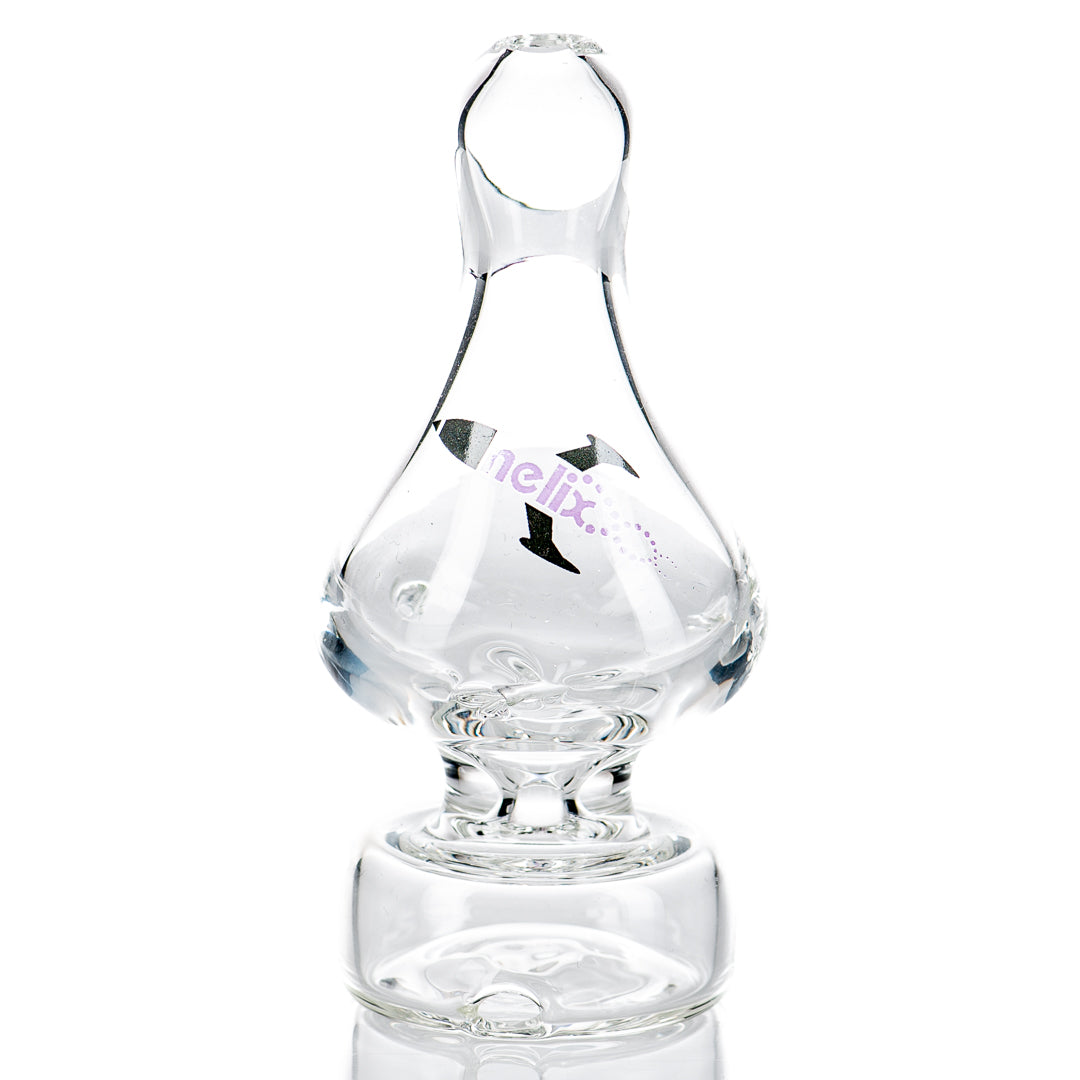 Purple Label Classic Puffco Peak dry top glass attachment by American Helix, designed for Puffco Peak vaporizer.