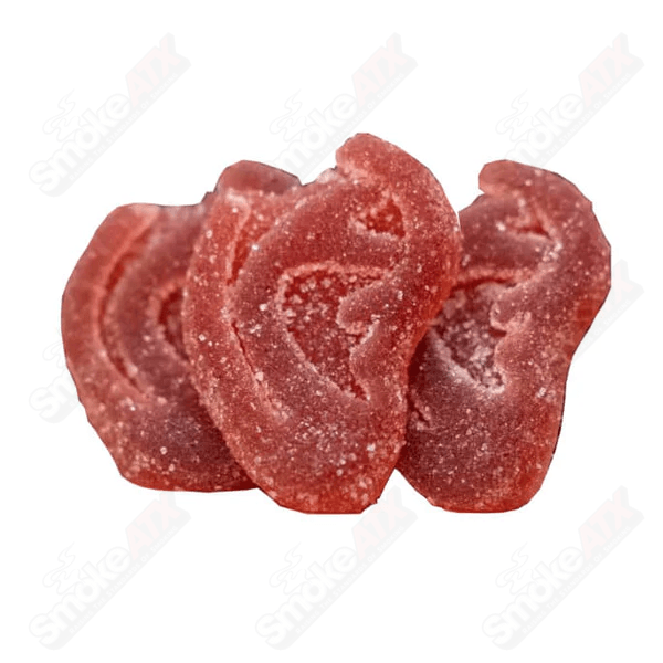 200mg Watermelon 1:1 D9/CBD Gummies Tyson 2.0 Mike Bites - Smoke ATX 