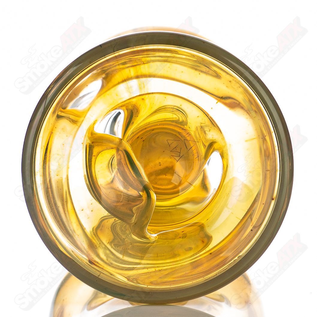 750ML Starry Night, Crescent Moon Decanter by Rad Glass - Smoke ATX