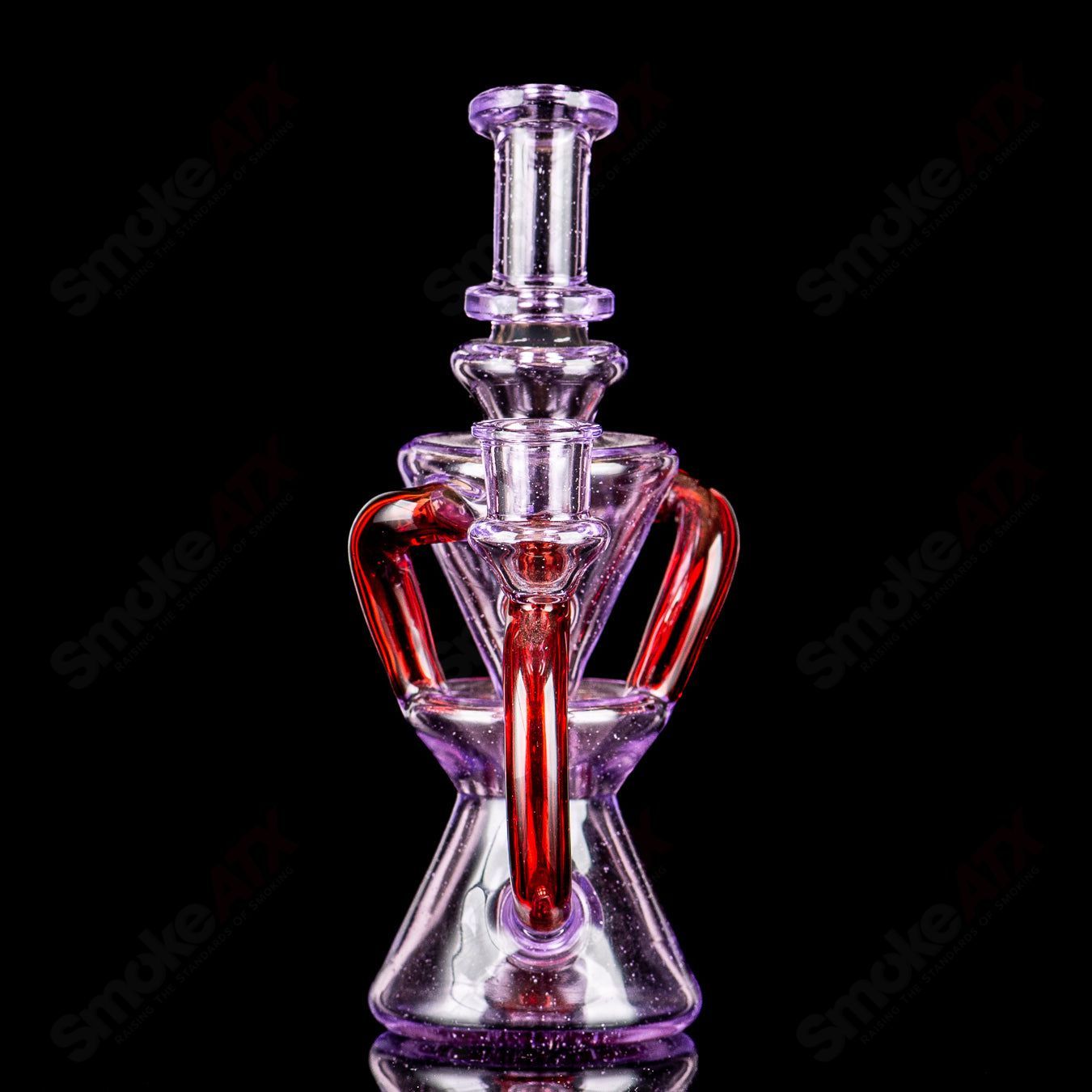 #1 Mini Two & Through Recycler by Captn Chronic - Smoke ATX