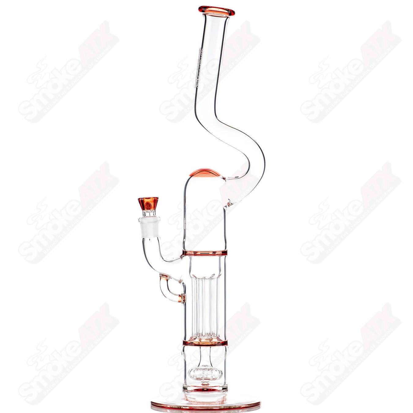 Pillar Natty Neck Solid Foot Full Accent w Accented Seals Sovereignty - Smoke ATX