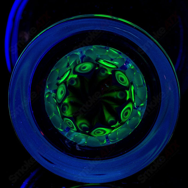 Blue Satin UV Chalice Indo x GD Glass - Smoke ATX