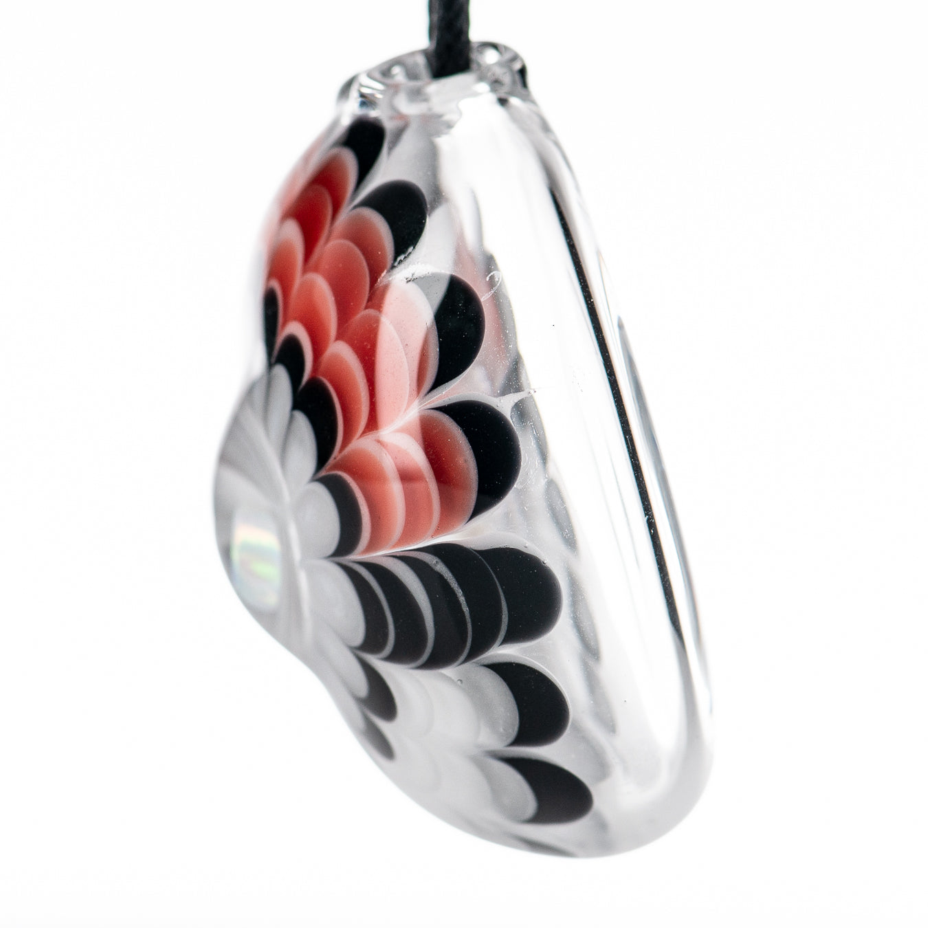 Focused Fire Dot Stack Pokeball Pendant