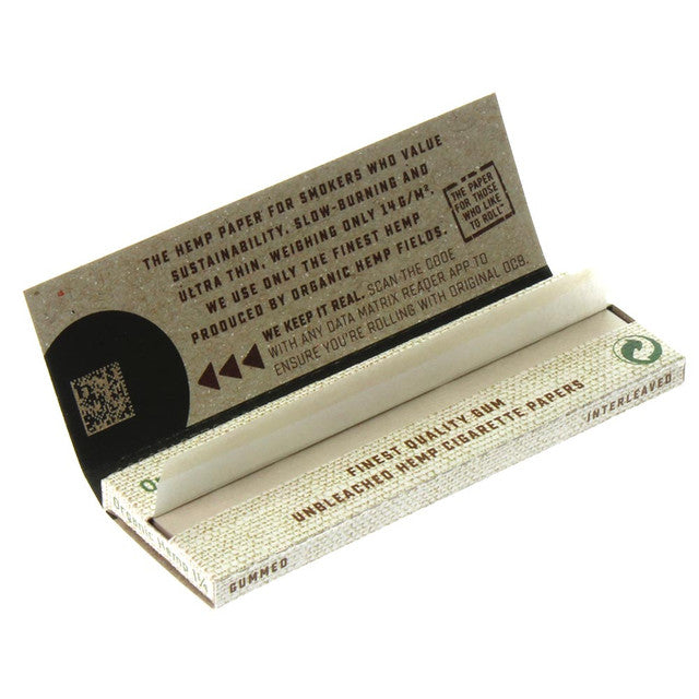 1 1/4 Organic Hemp Rolling Papers OCB