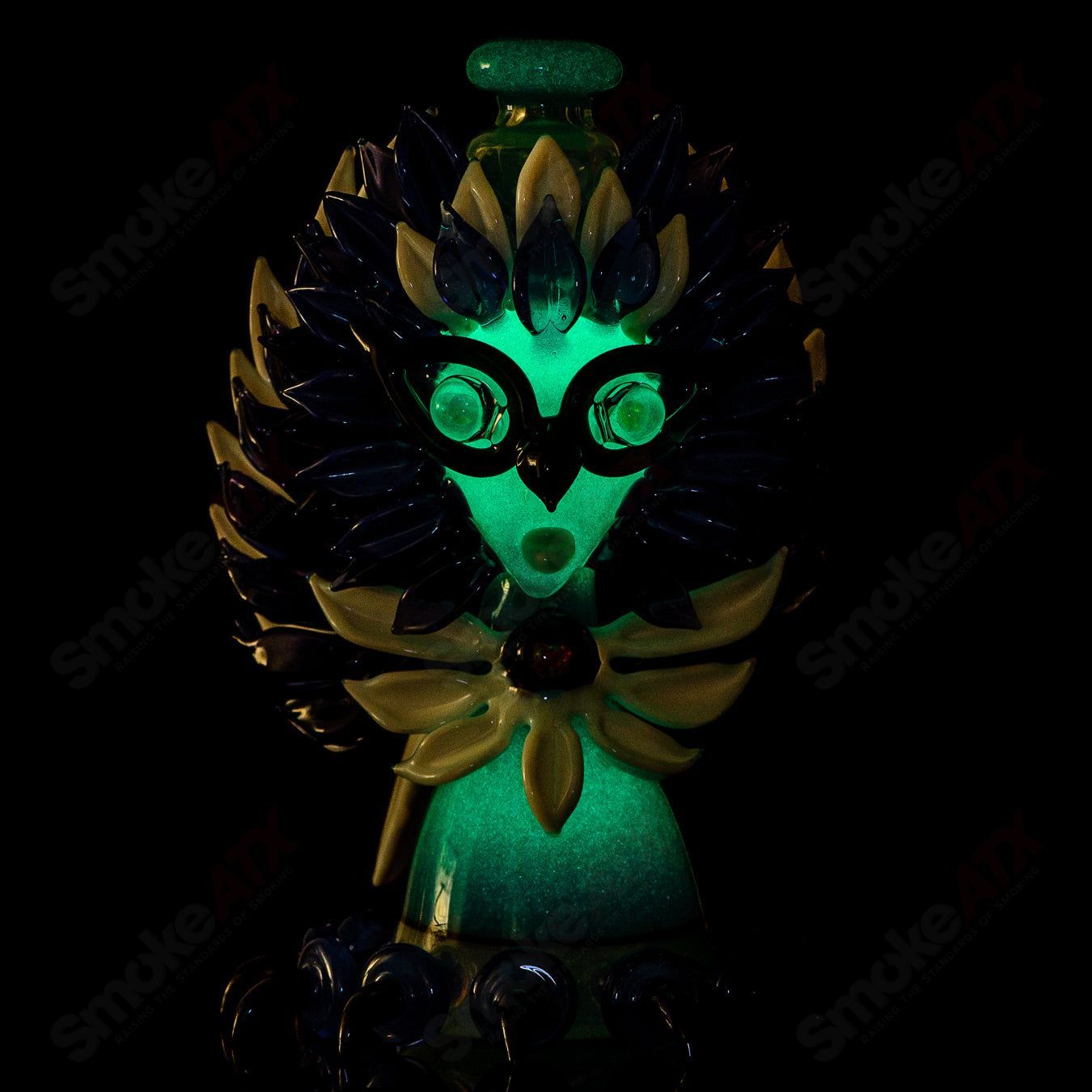 Lace Face Blue Jay Recycler (2 of the Bird Series) - Smoke ATX