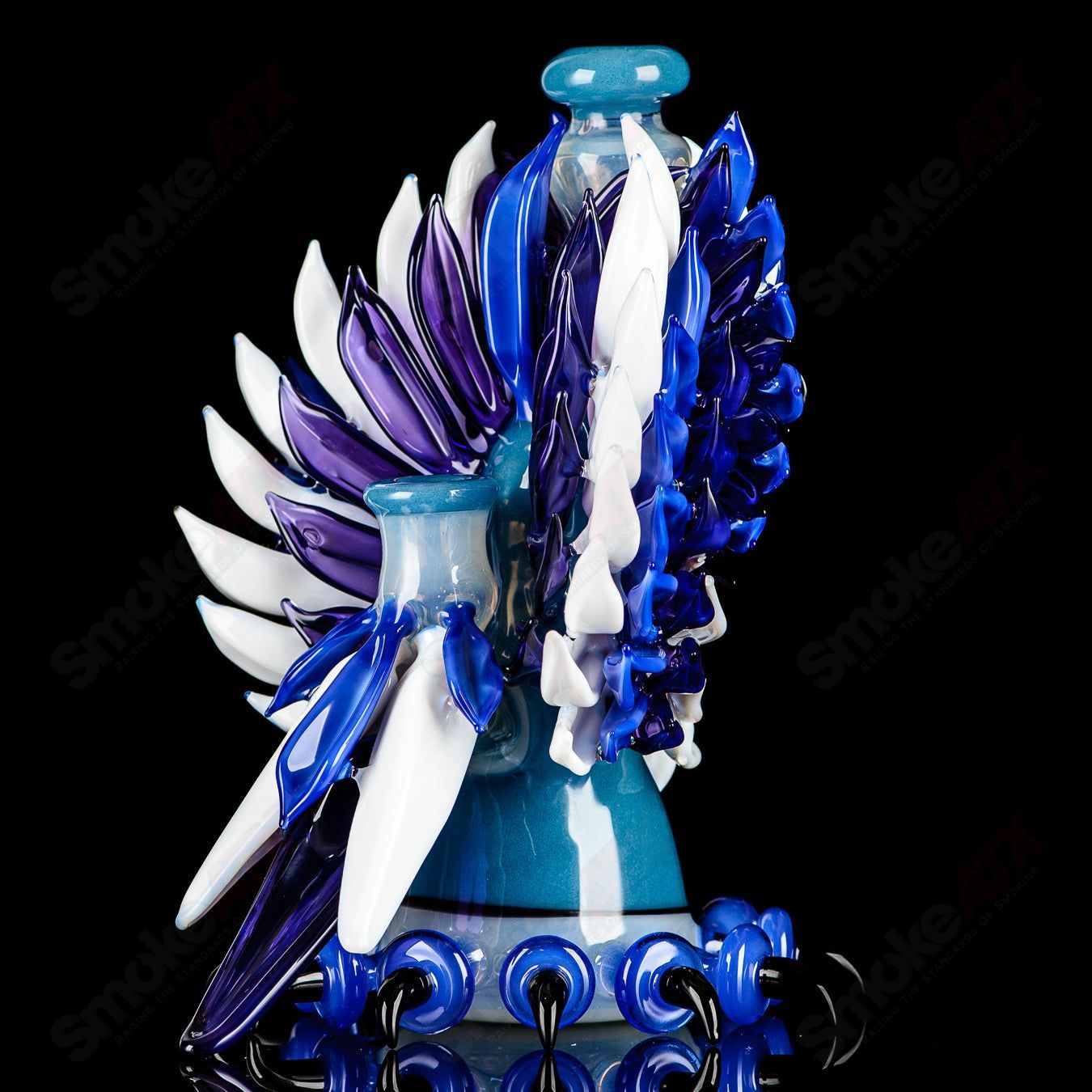 Lace Face Blue Jay Recycler (2 of the Bird Series) - Smoke ATX