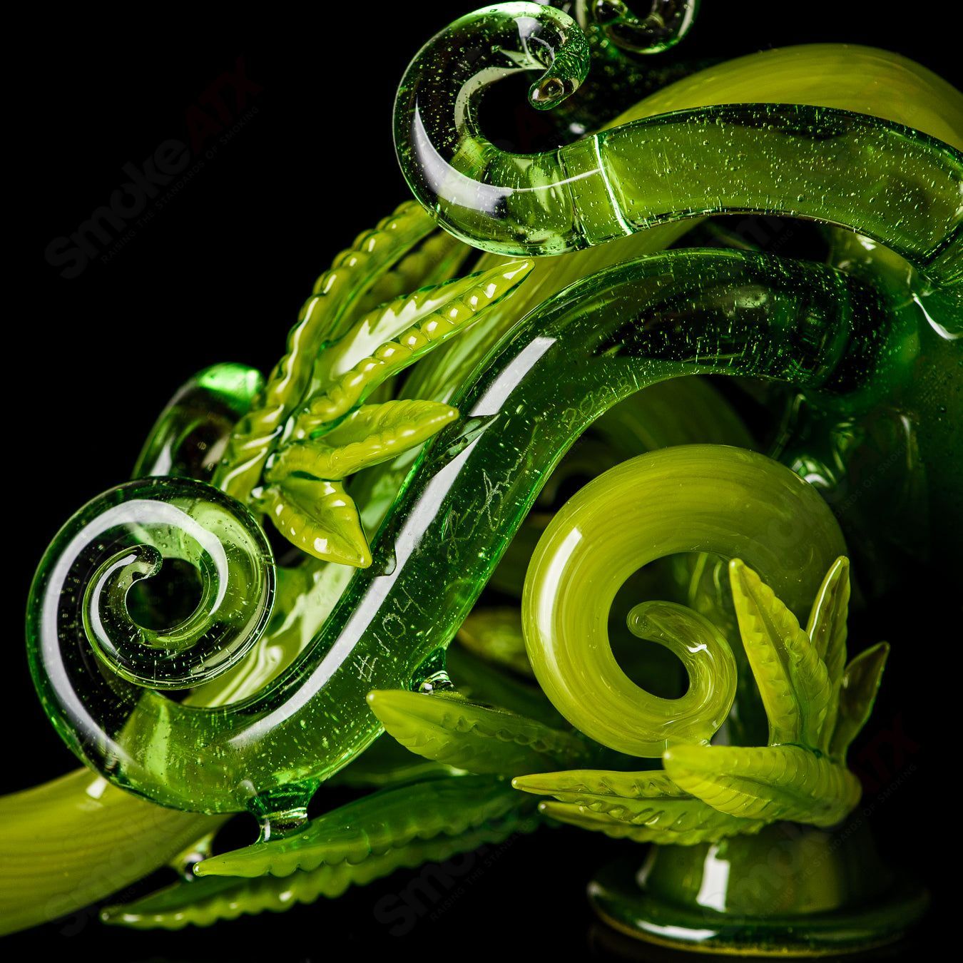 Lace Face Ganja Goddess Hashlock Dry Pipe (Signed 104) - Smoke ATX