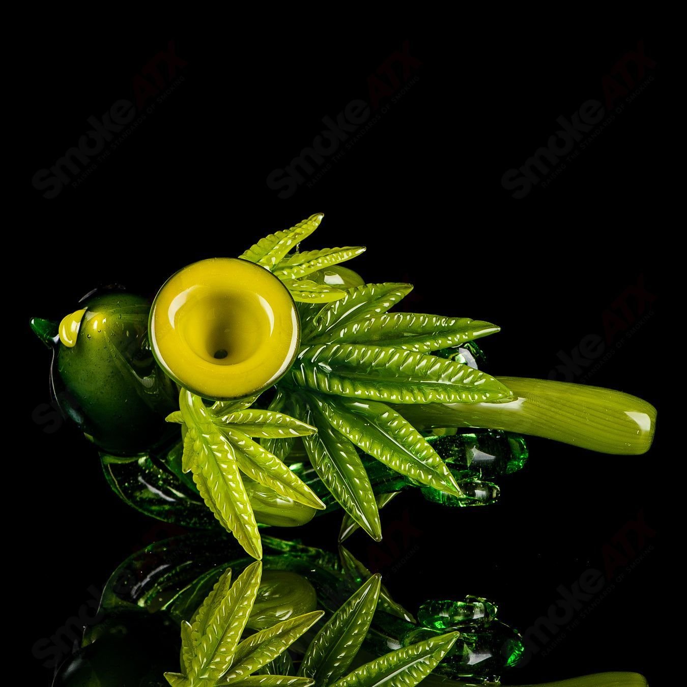 Lace Face Ganja Goddess Hashlock Dry Pipe (Signed 104) - Smoke ATX