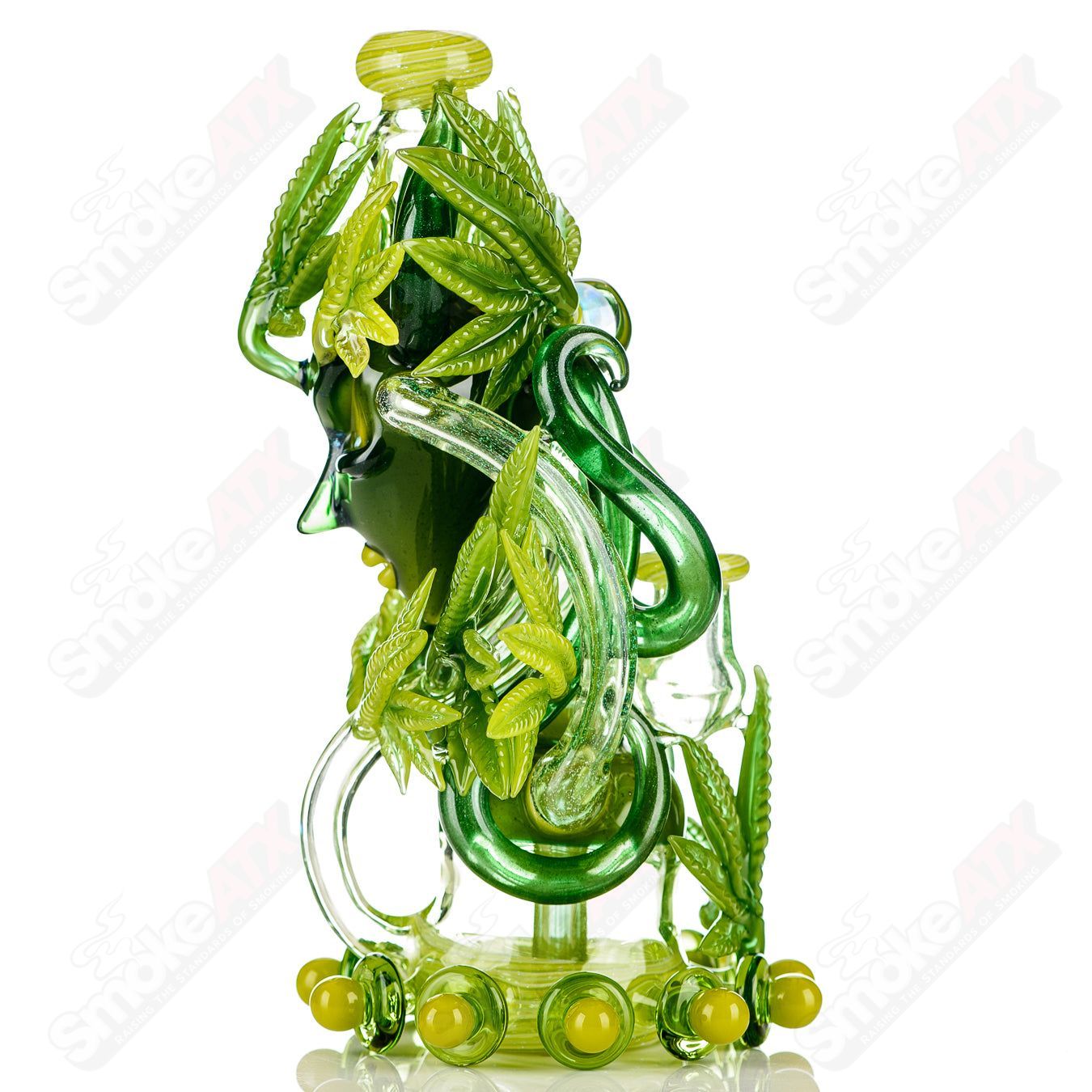 Lace Face Ganja Goddess Recycler - Smoke ATX