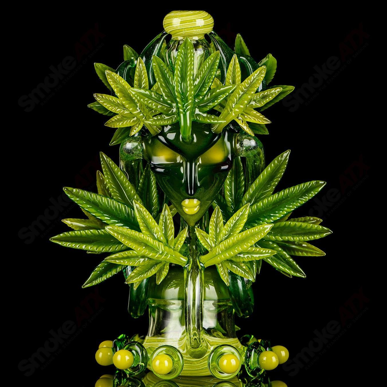 Lace Face Ganja Goddess Recycler - Smoke ATX