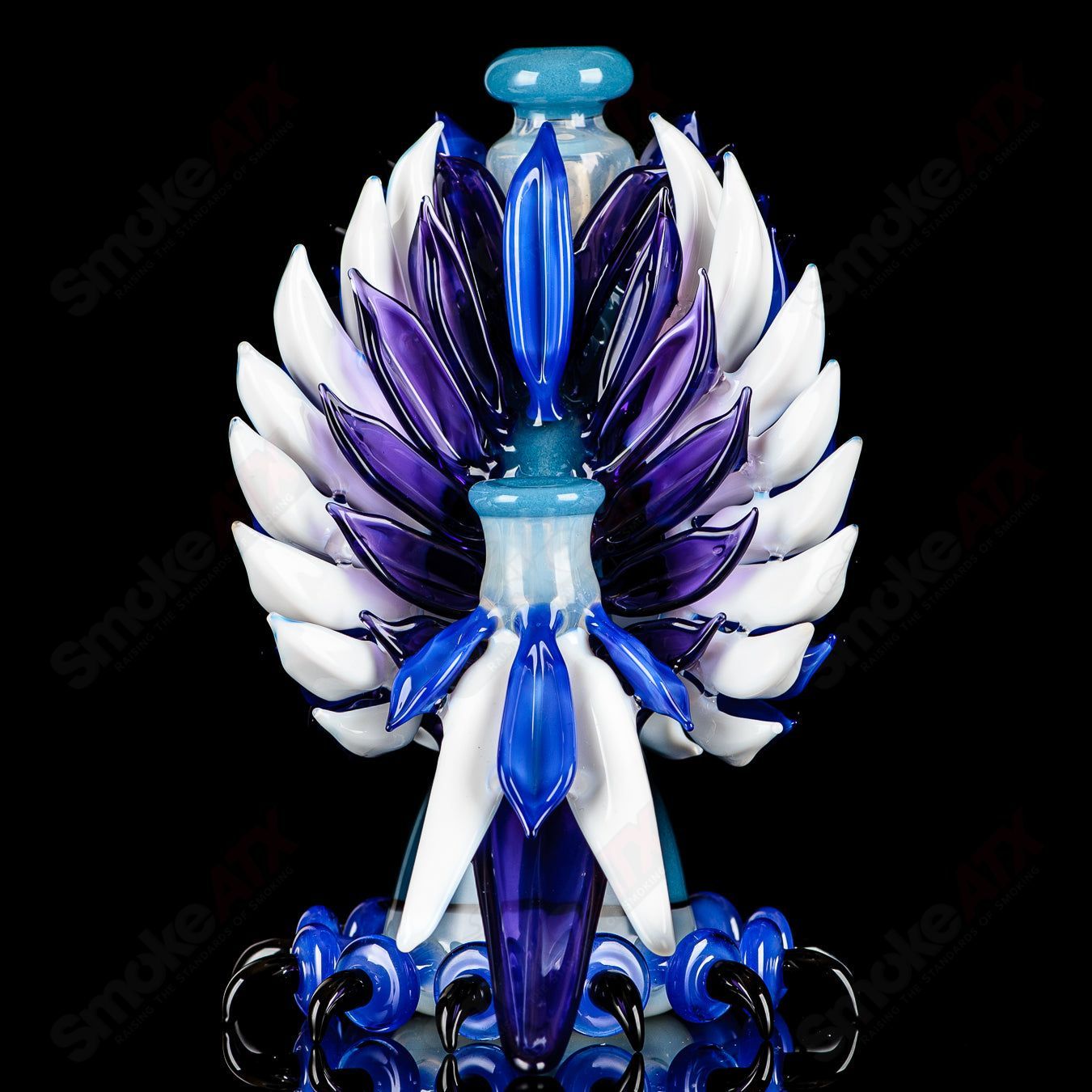 Lace Face Blue Jay Recycler (#2 of the Bird Series) - Smoke ATX