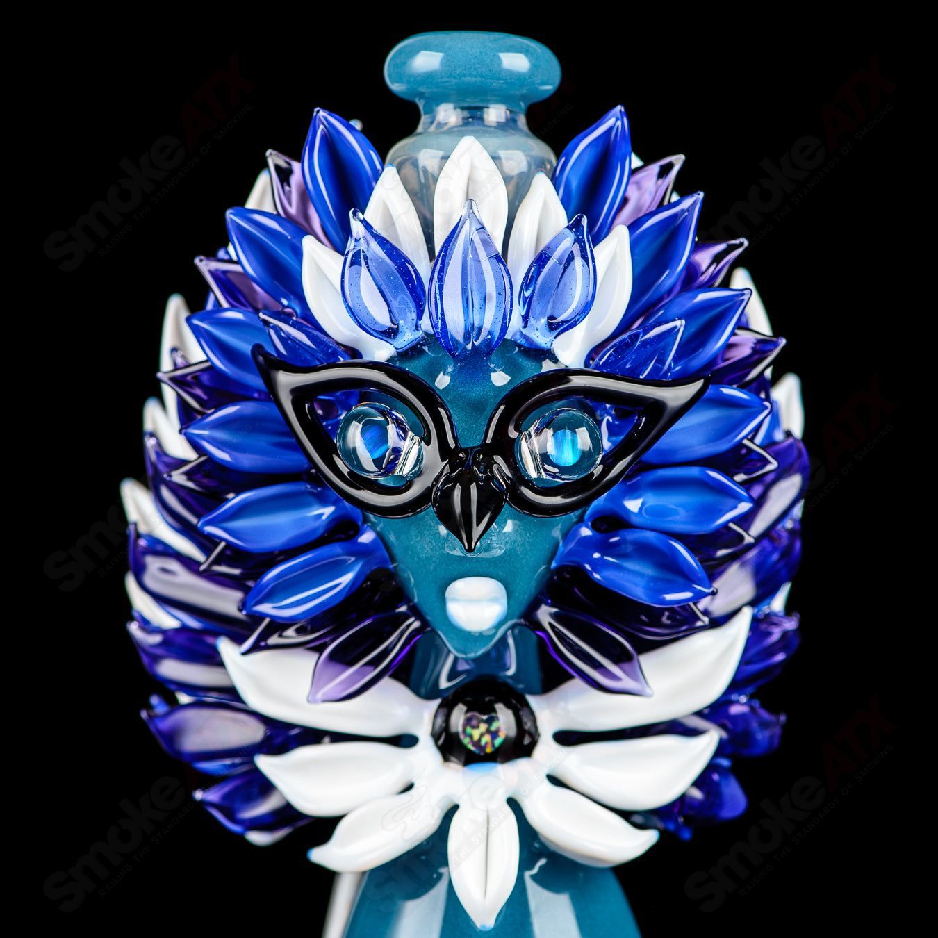 Lace Face Blue Jay Recycler (#2 of the Bird Series) - Smoke ATX