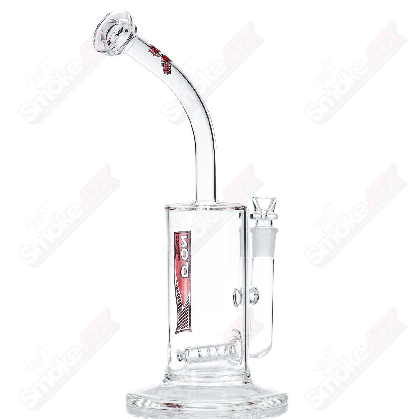 Stemless Diffused Wubbler (Red/Black) ZOB - Smoke ATX 