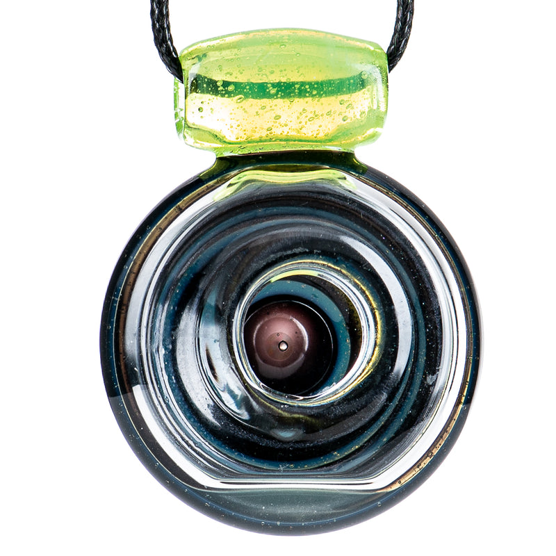 #3 Opal Encalmo Pendant by Doug Zolbert Glass