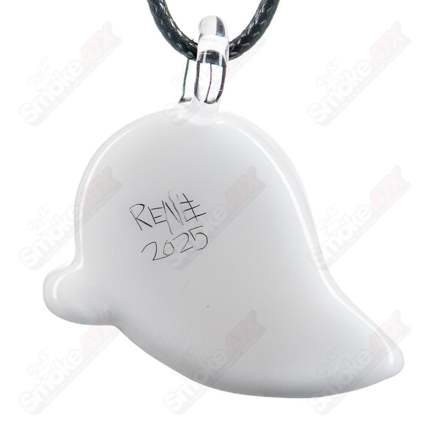 Ghost w/Bucket Pendant Sweetshop Glass by Renee Patula