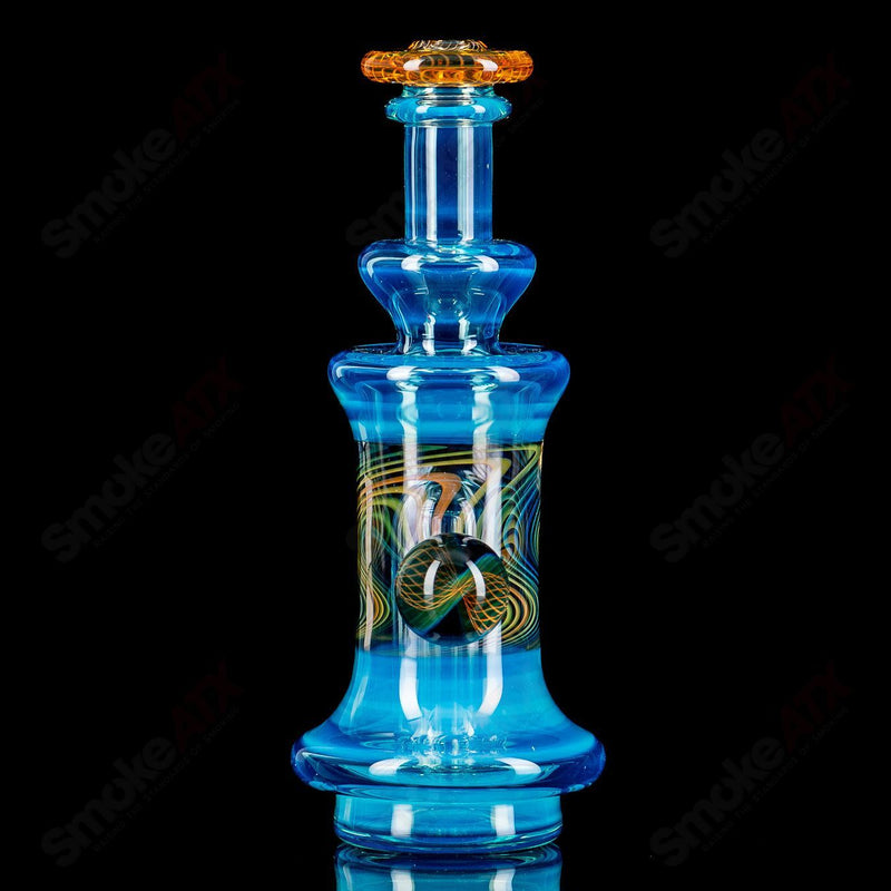 Meta-Terrania Puffco Water Top by Gatez Glass - Smoke ATX 