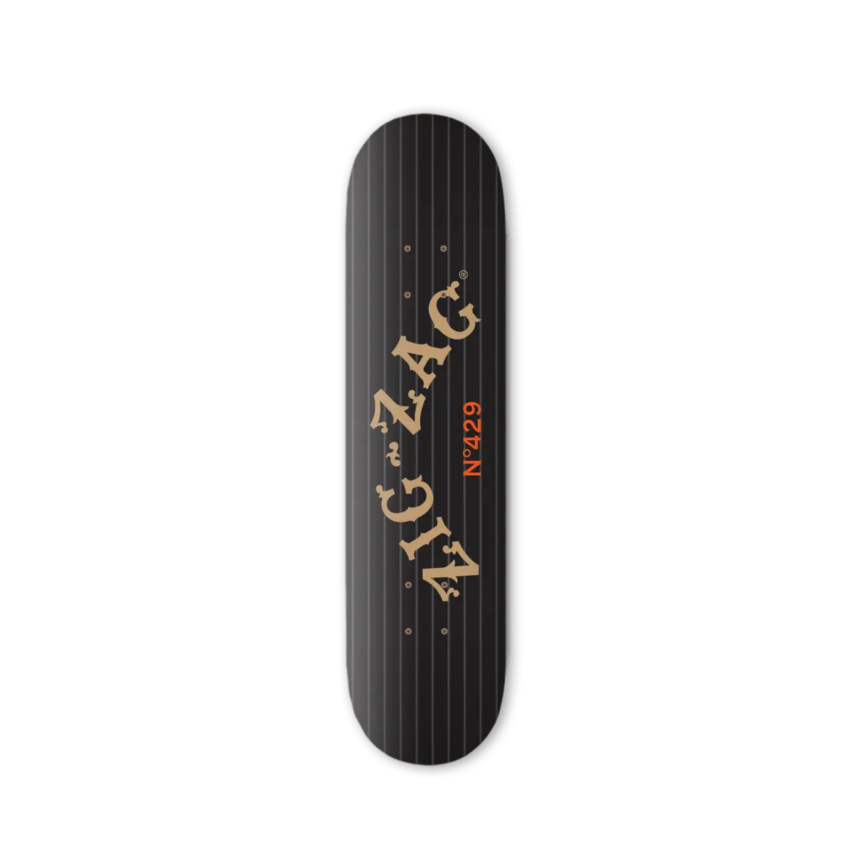 Zig-Zag King Design 8" Skateboard Deck