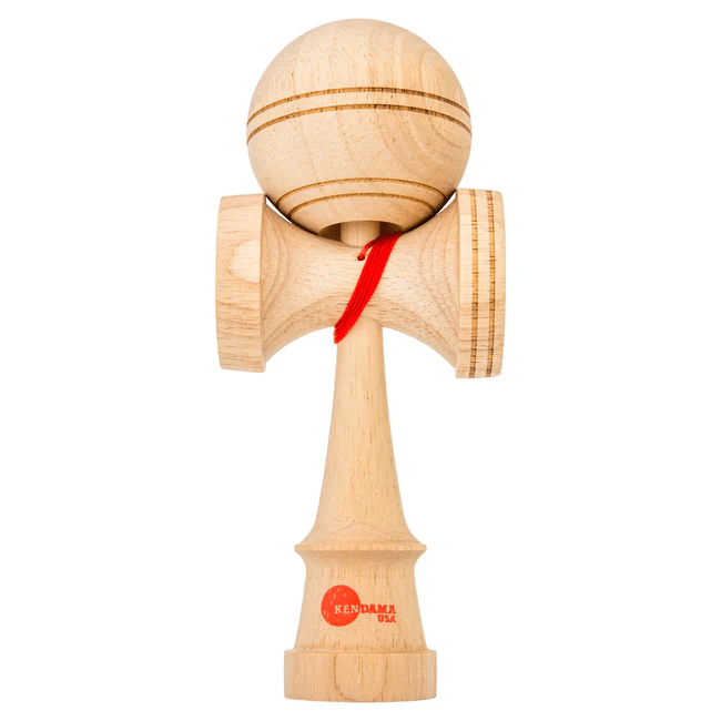 Luna Shape Natty Rubber Wood Kaisen Kendama - Smoke ATX