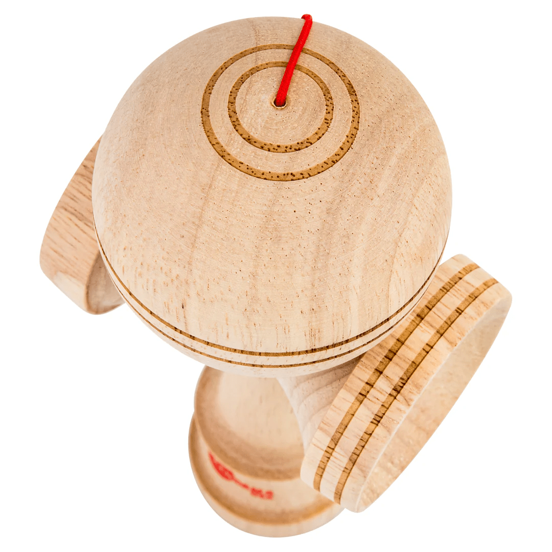 Luna Shape Natty Rubber Wood Kaisen Kendama - Smoke ATX