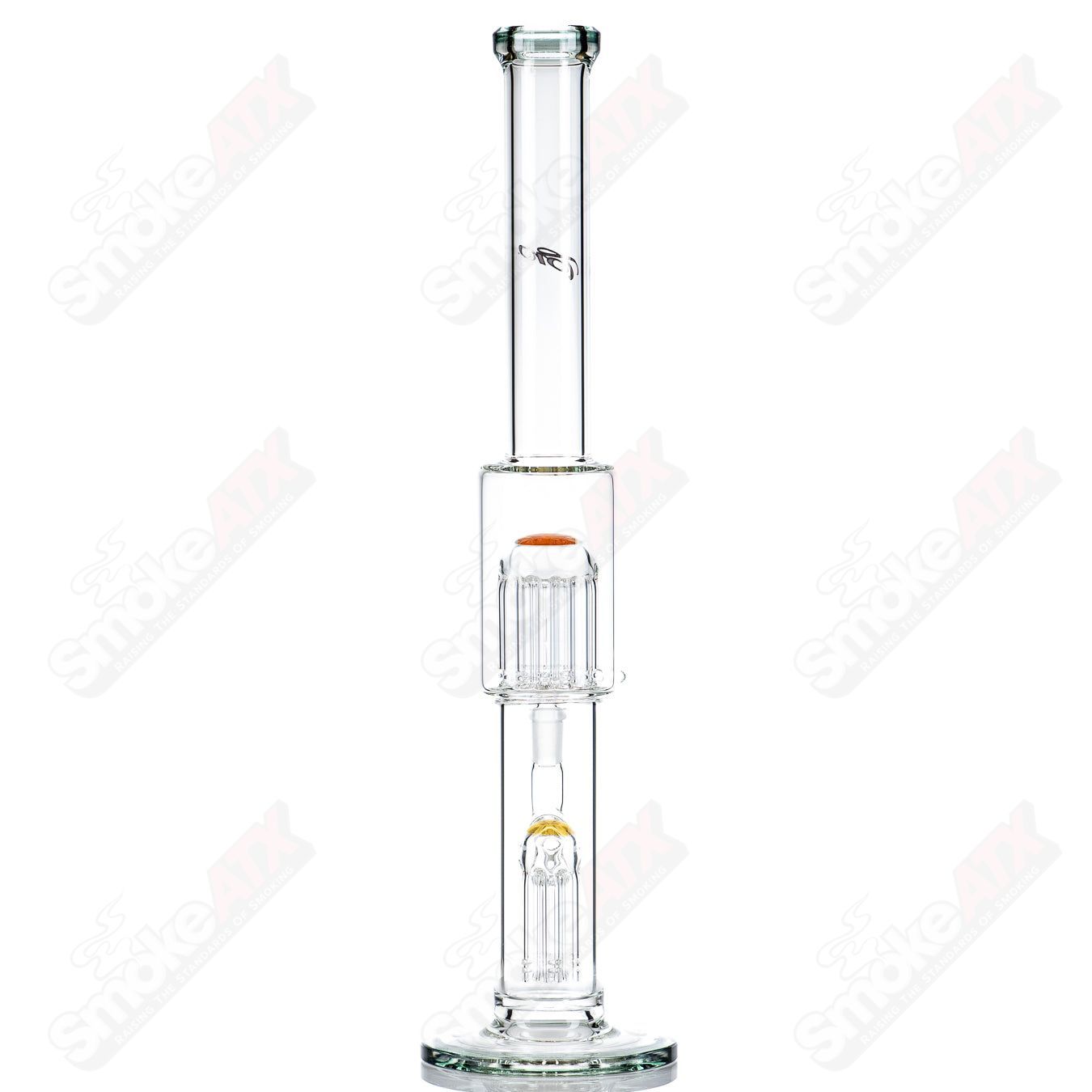 #2 18mm 7/13 Arm Perc w Color Cap (CFL) Toro Glass - Smoke ATX