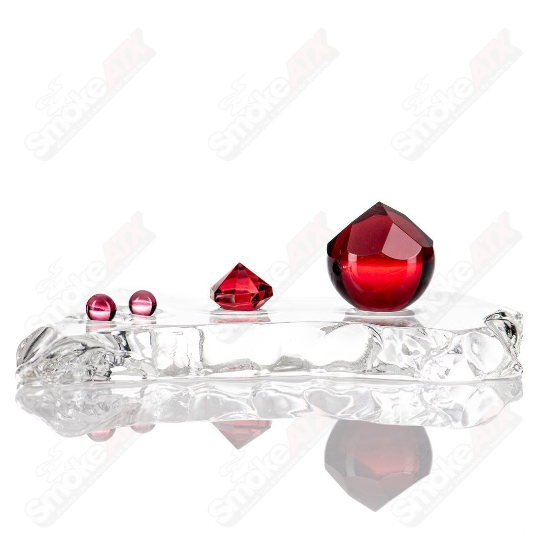 Faceted Slurper Set Ruby Seth Jones - Smoke ATX 