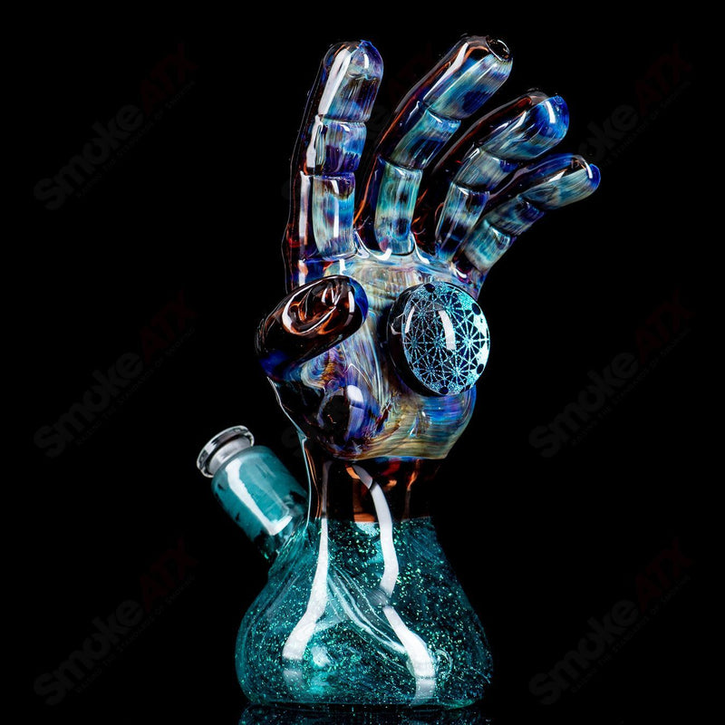 Hand w Dichro Cab Firefly Glass - Smoke ATX 