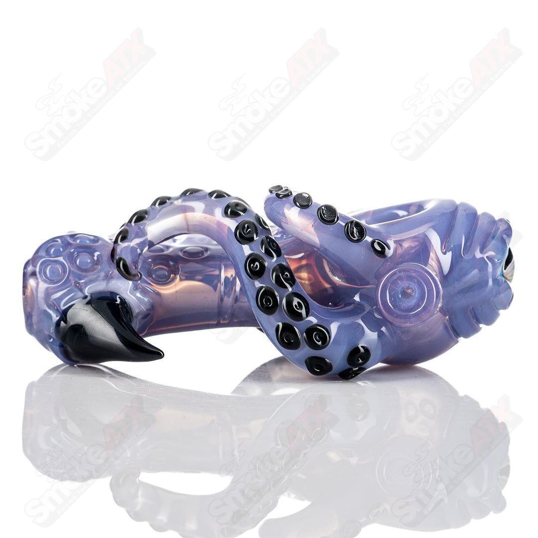 #3 Seamonster Spoon by Mako Glass - Smoke ATX 