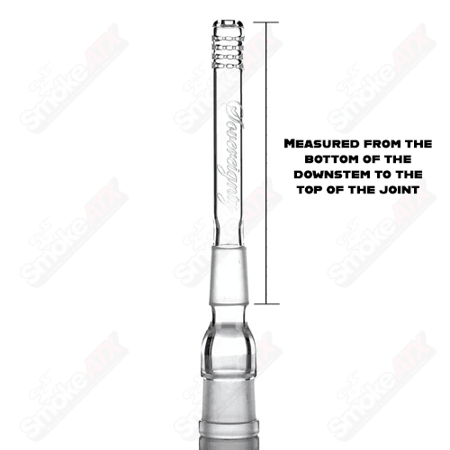 18/18mm 4"  Gridded Downstem Sovereignty Glass