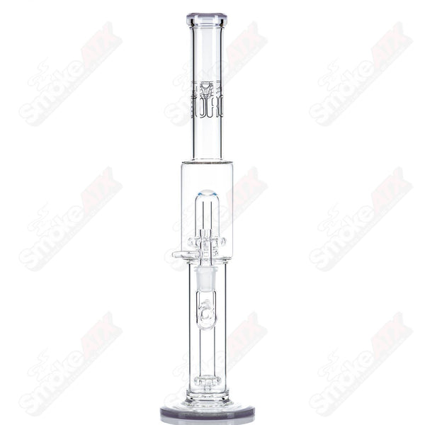 #1 18mm Full Size Circ to Circ w/ Color Cap (CFL) by Toro Glass - Smoke ATX