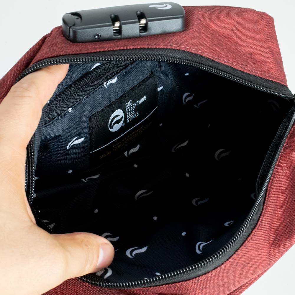 Vatra Bags Burgundy Skunk Dope Kit - Smoke ATX 