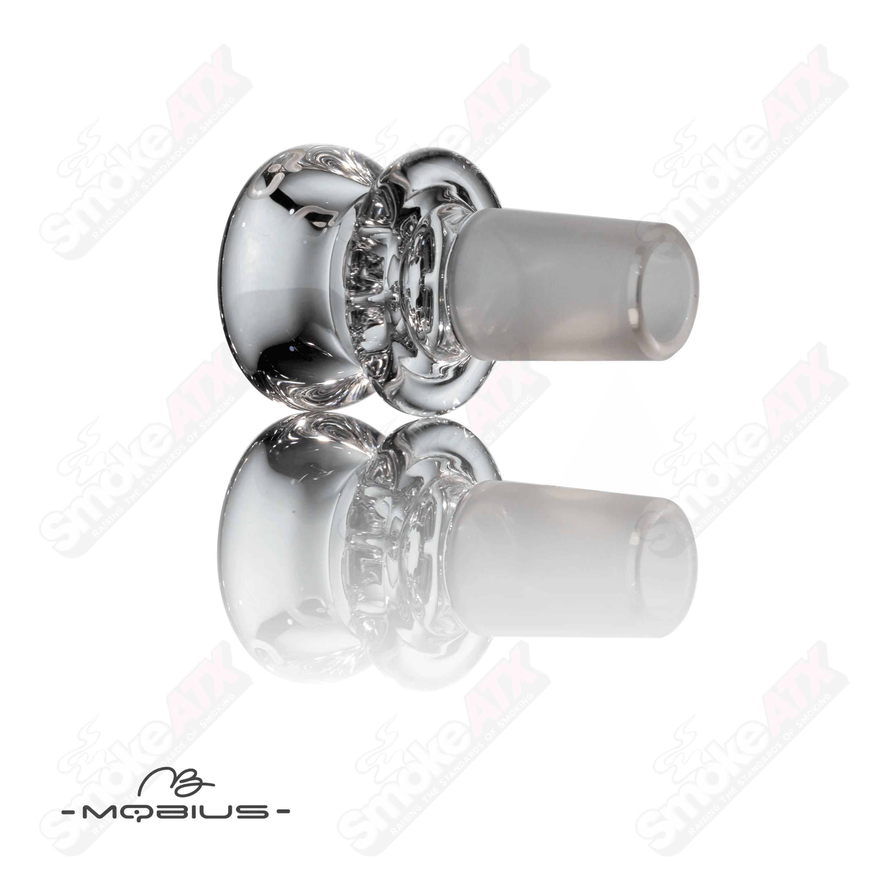 19mm Clear Multi Hole V3 Bowl Mobius - Smoke ATX 