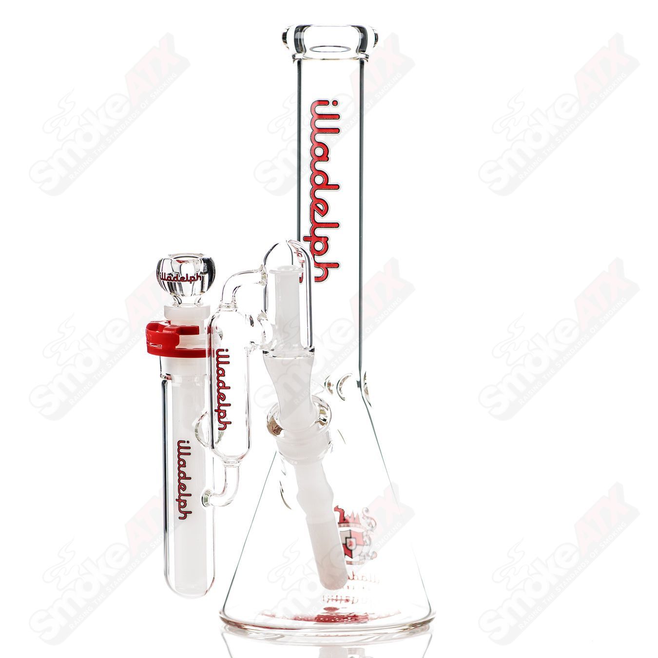Micro Mini Disc Ash Catcher (Red) Illadelph - Smoke ATX