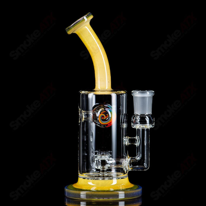 #1 14mm Jetperc Full Color Foot/Moothpiece by Toro Glass