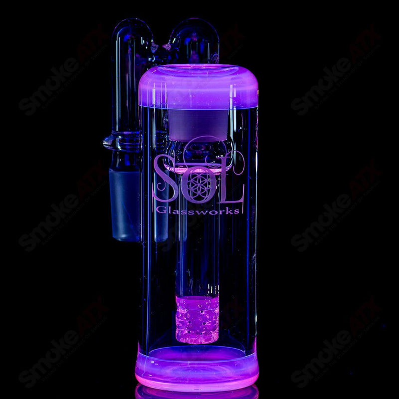 14mm (UV Glopal) Dry Catch by SOL Glassworks - Smoke ATX