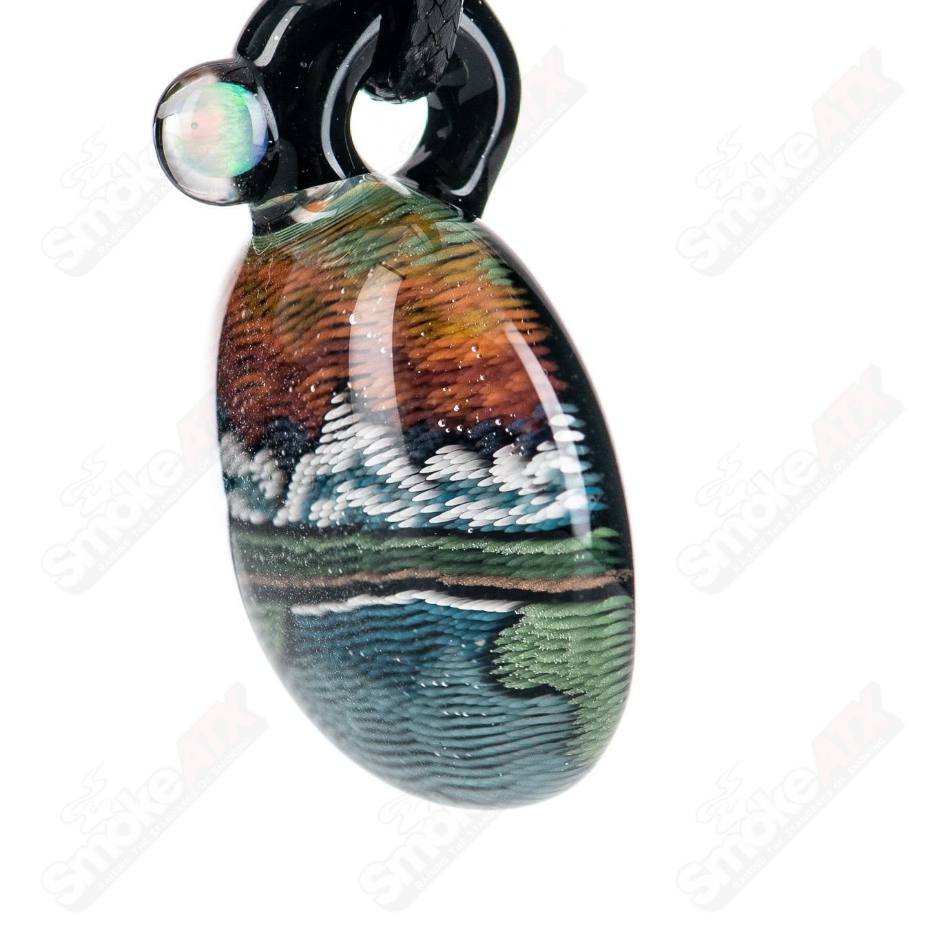 Mountain Pendant JH Glassworks - Smoke ATX