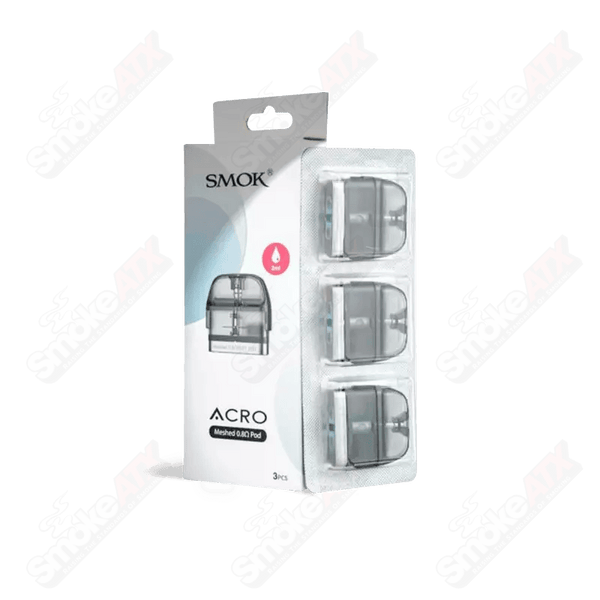 3 PCS Meshed 0.8 ohm Acro Pod 1pc SMOK - Smoke ATX 