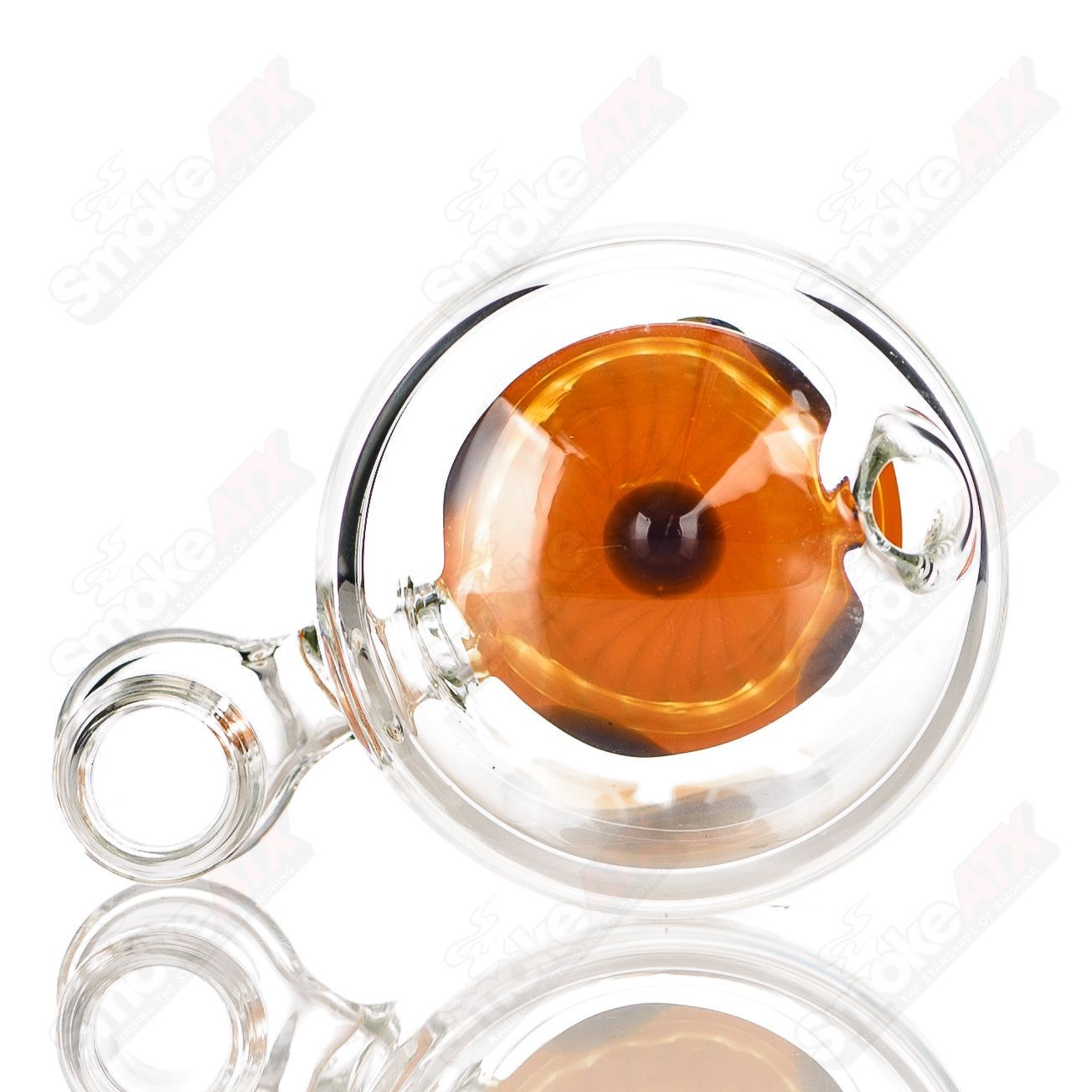 Mushroom Bottle Rig Charli Glass - Smoke ATX