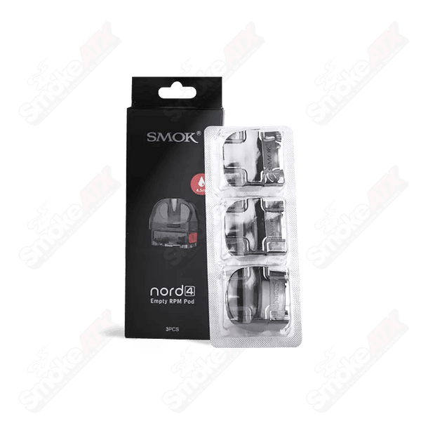 3 PCS 4.5 ml Empty Nord 4 RPM 2 Pod SMOK - Smoke ATX 