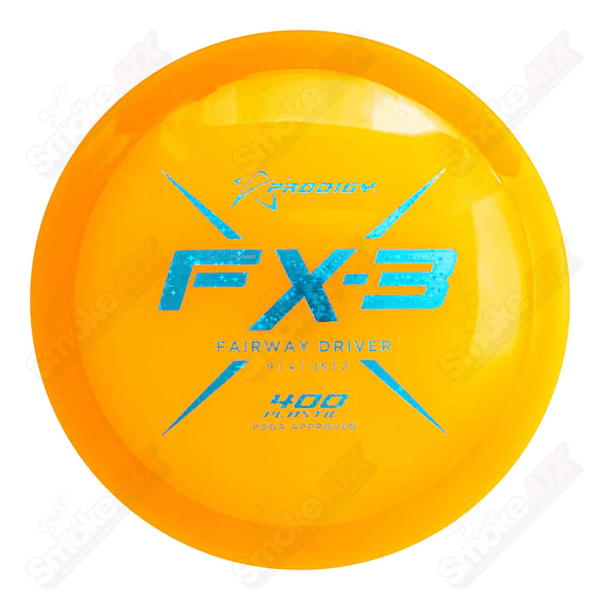 170-176g  Orange FX3 Fairway Driver Disc - 400 Plastic Prodigy Disc - Smoke ATX 