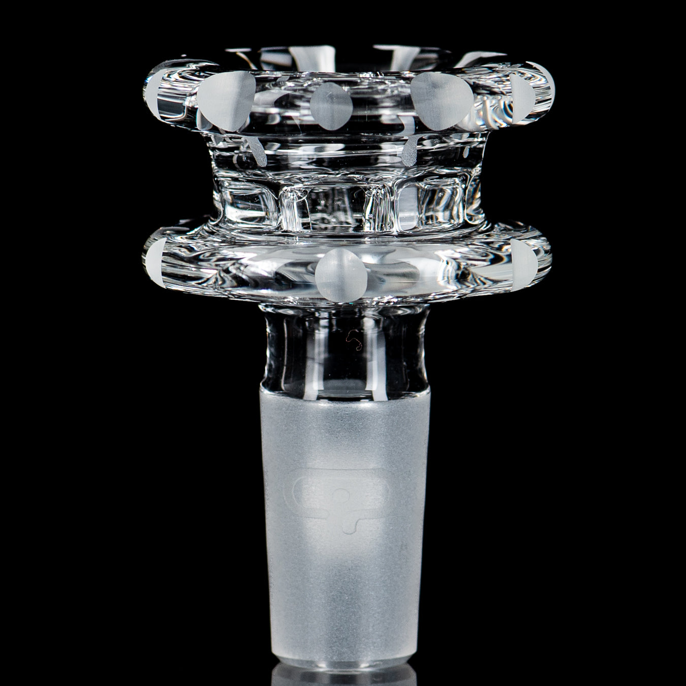 Coldwork 14mm Clear Multi Hole V2 Bowl Mobius