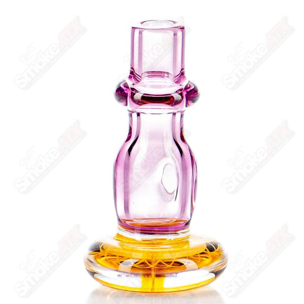 Gold Amethyst Puffco Joystick by Gatez Glass - Smoke ATX 