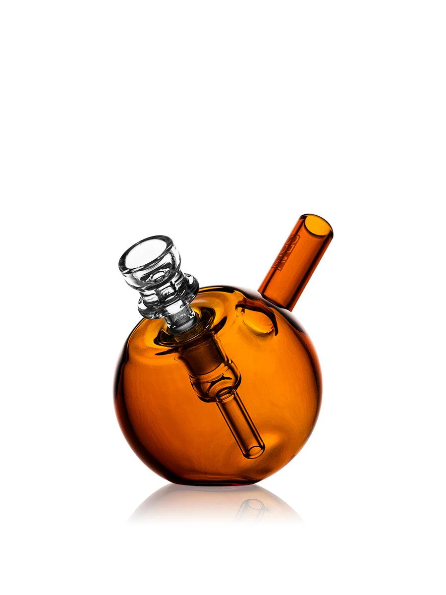 Amber Spherical Pocket Bubbler Grav - Smoke ATX 