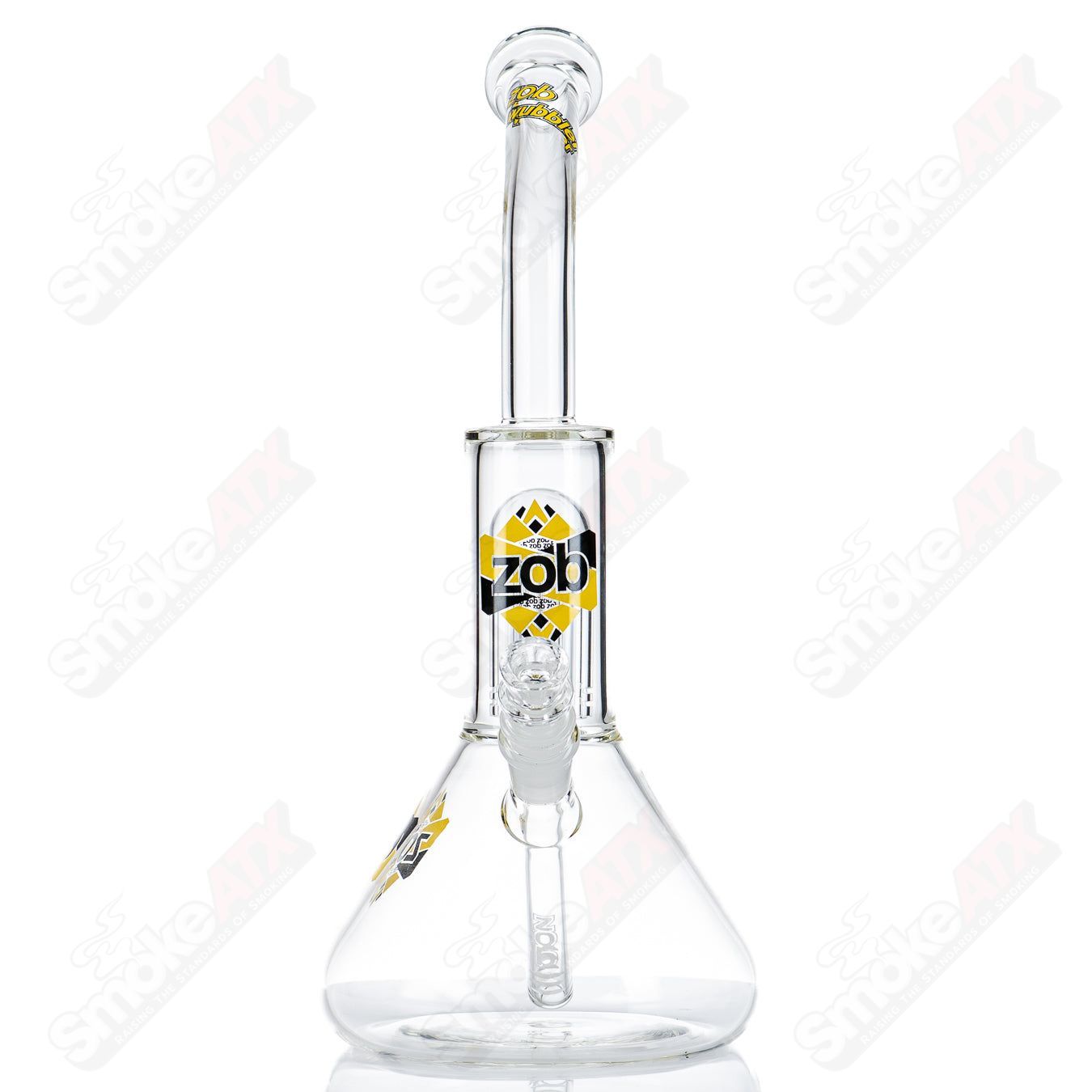 8 Arm Beaker Wubbler (Yellow/Black) ZOB - Smoke ATX 