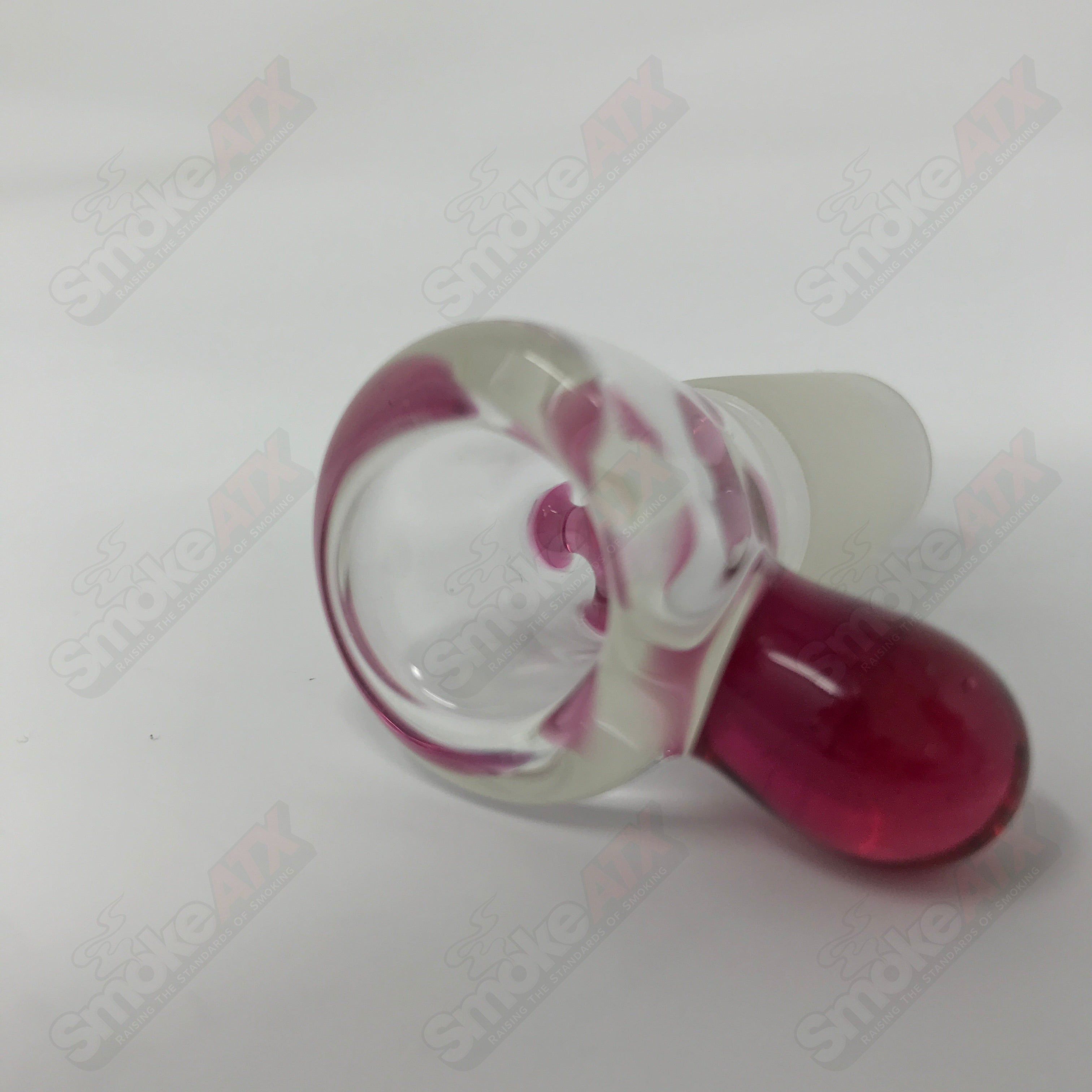 Black T Glass 18mm Partial Accent Slide #4 - Smoke ATX 