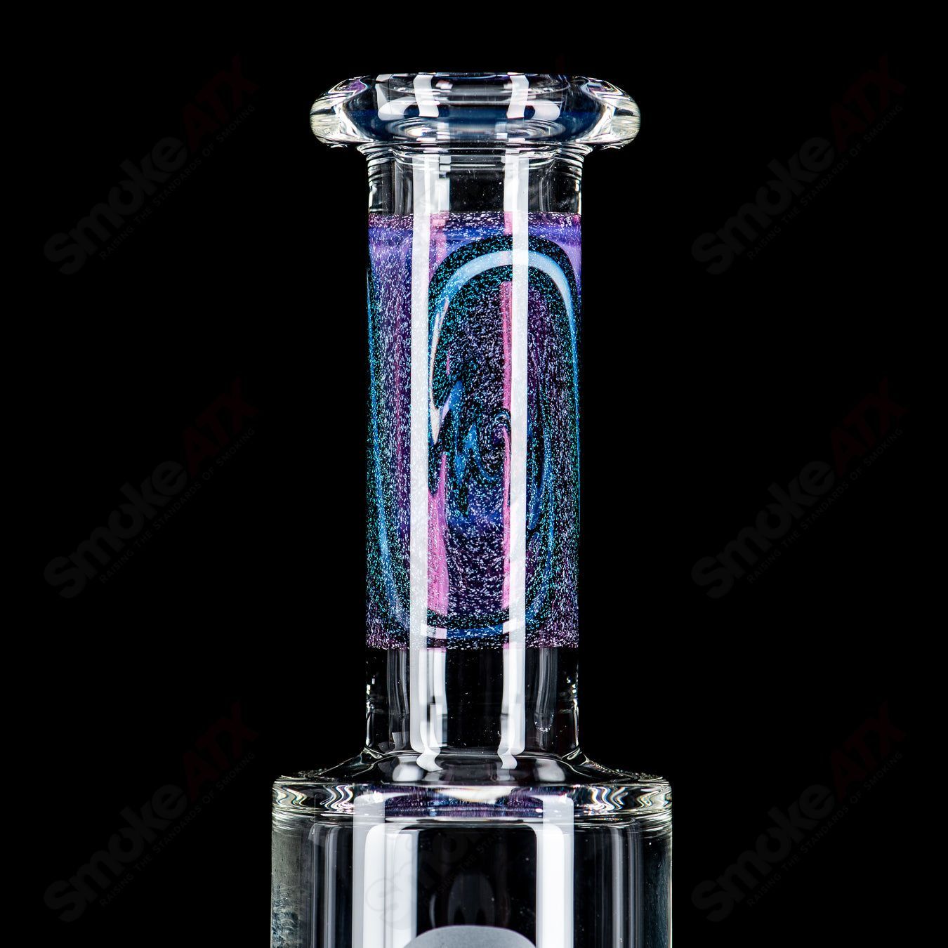 Linework w/Dichro 15" ratchet perc w/catcher by SPG - Smoke ATX 