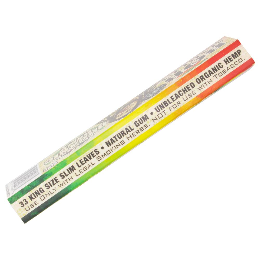 King Size with Tips Organic Hemp Bob Marley Papers - Smoke ATX 