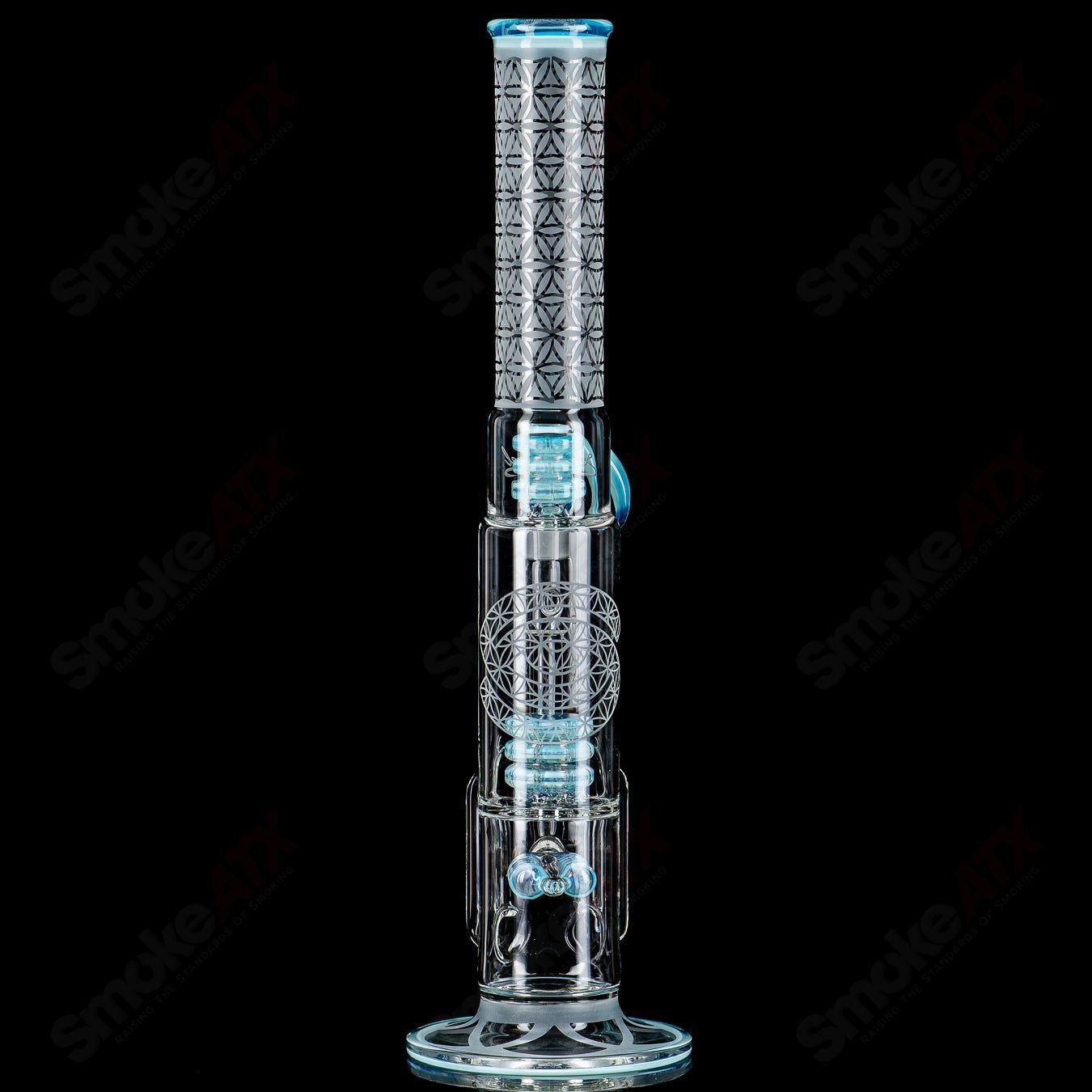 (Marina) 2x2 Fusion Perc Tube by Subliminal Glass