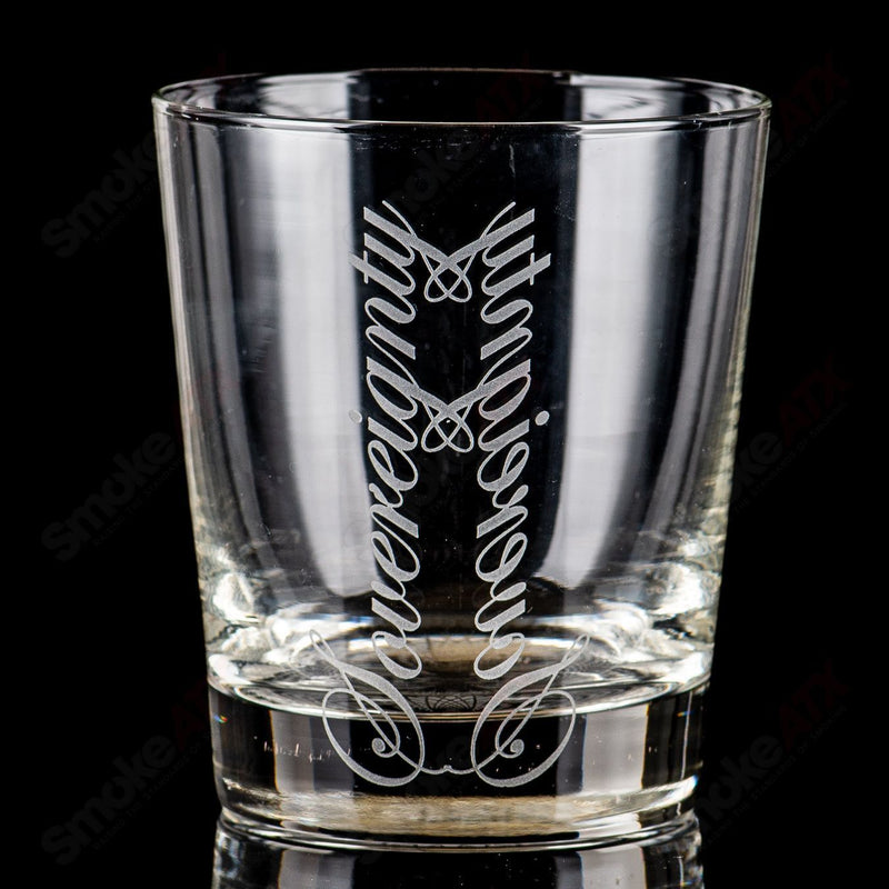 Hi-Ball Glass (Bowtie Retti Pattern) Sovereignty - Smoke ATX