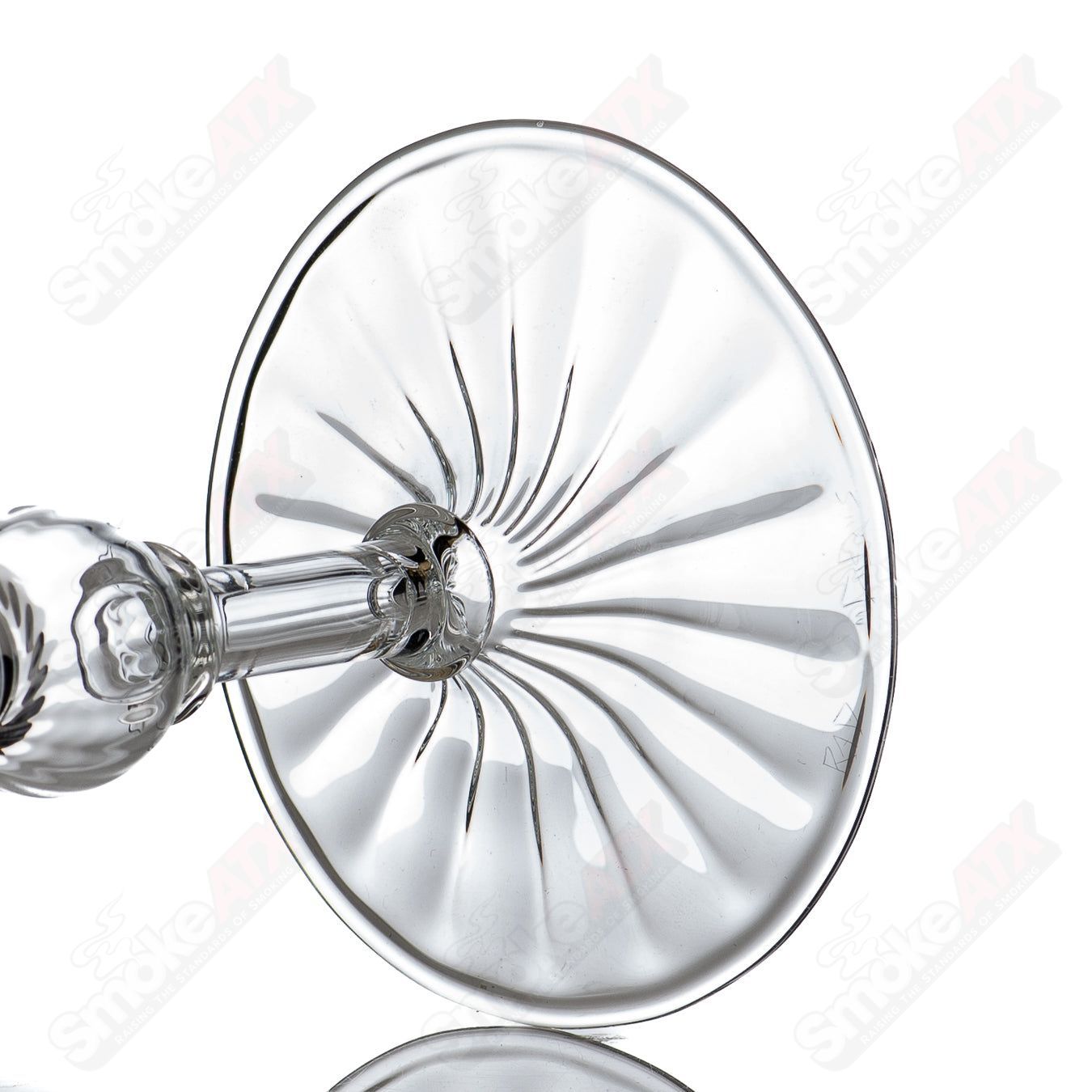 #2 Wine Glass Venetian Rad Glass - Smoke ATX