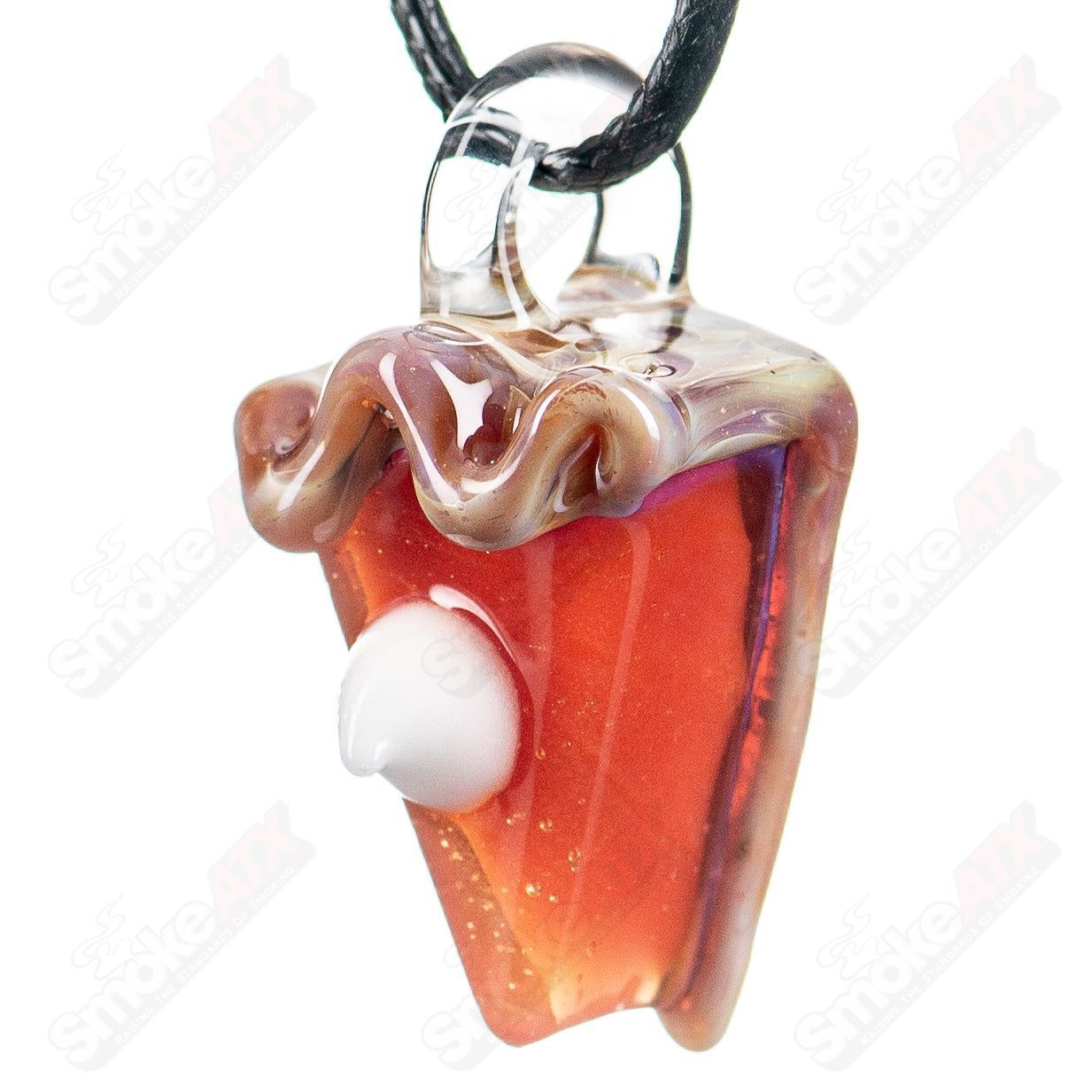 Pumpkin Pie Pendant Sweetshop Glass by Renee Patula